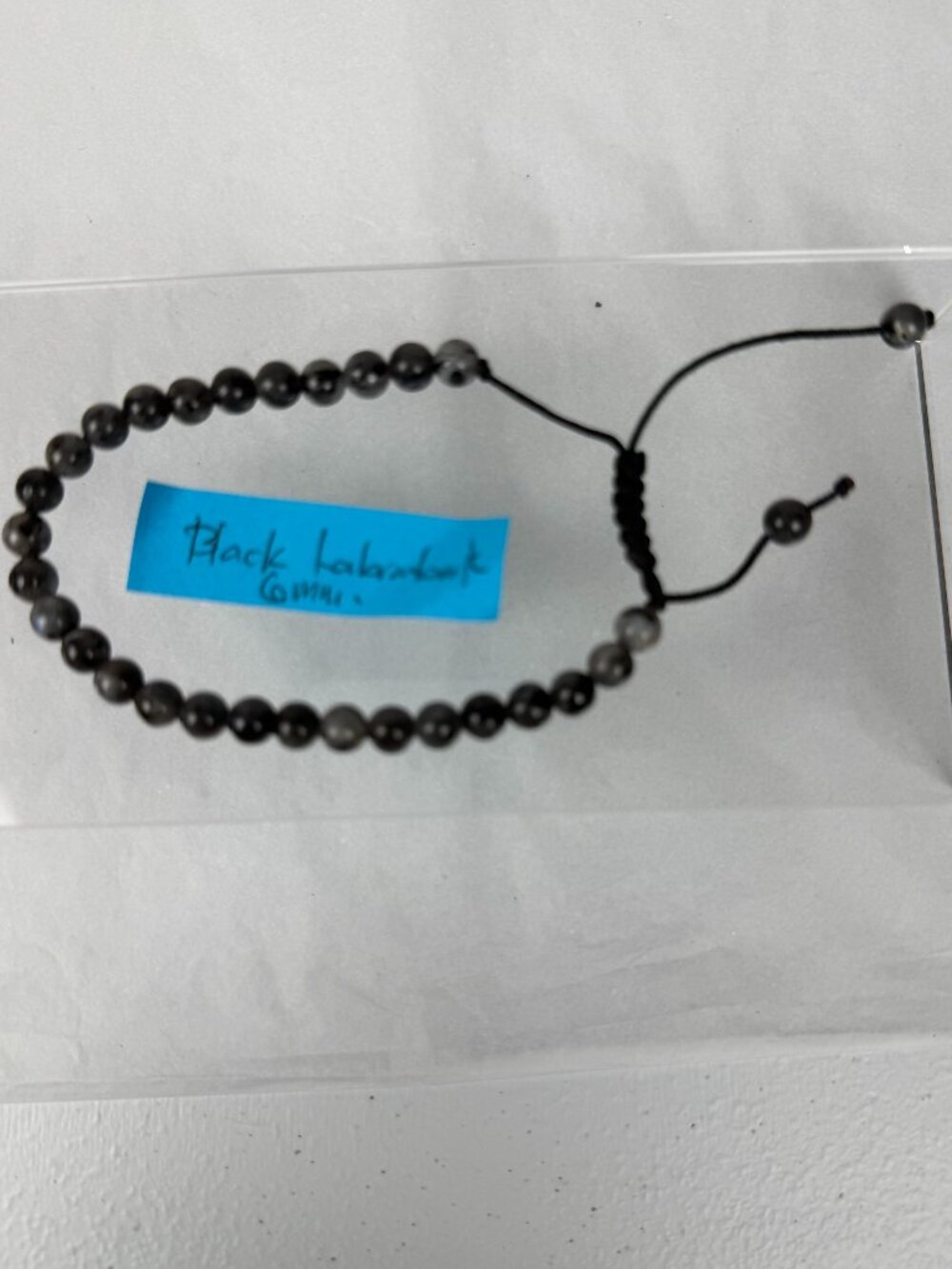 Black Labradorite Unisex Bracelet known as the "Stone of Inner Transformation